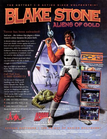 Blake Stone: Aliens of Gold (October, 1993)