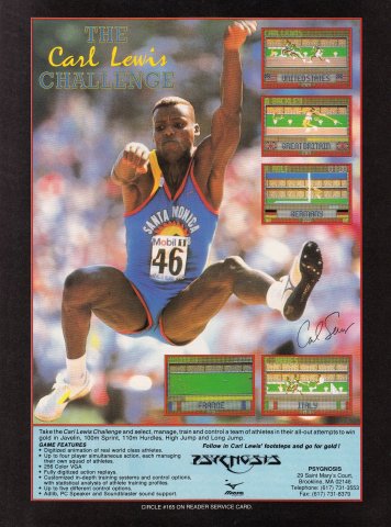 Carl Lewis Challenge (August, 1992)