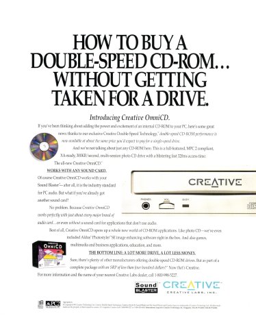 Creative OmniCD drive (October, 1993)