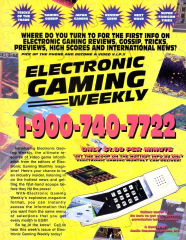 Electronic Gaming Weekly (September, 1991)