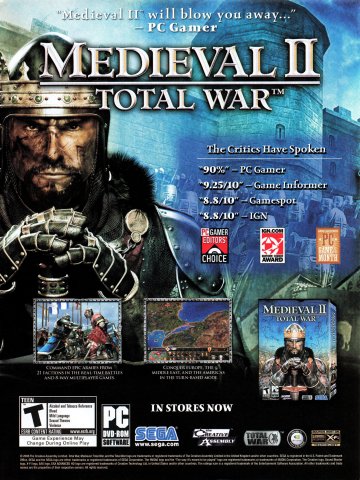 Medieval II: Total War (February 2007)