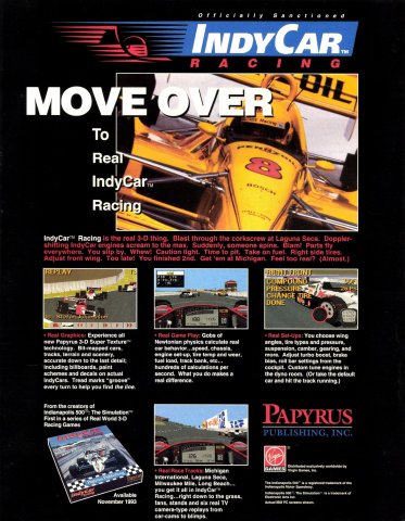 IndyCar Racing (October, 1993)
