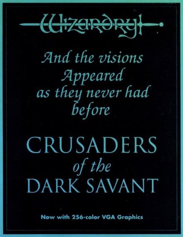 Wizardry: Crusaders of the Dark Savant (September, 1991) 02