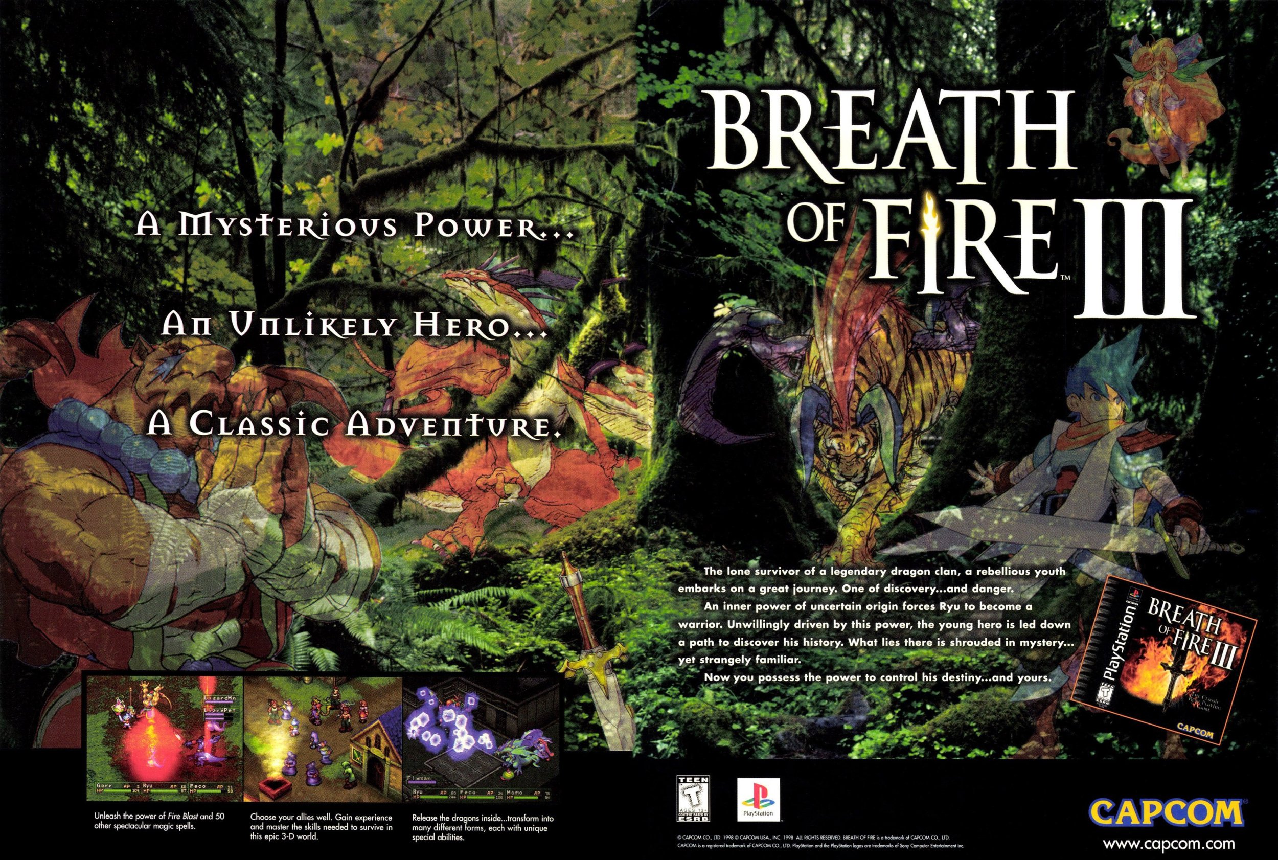 Breath of Fire III (October 1998)