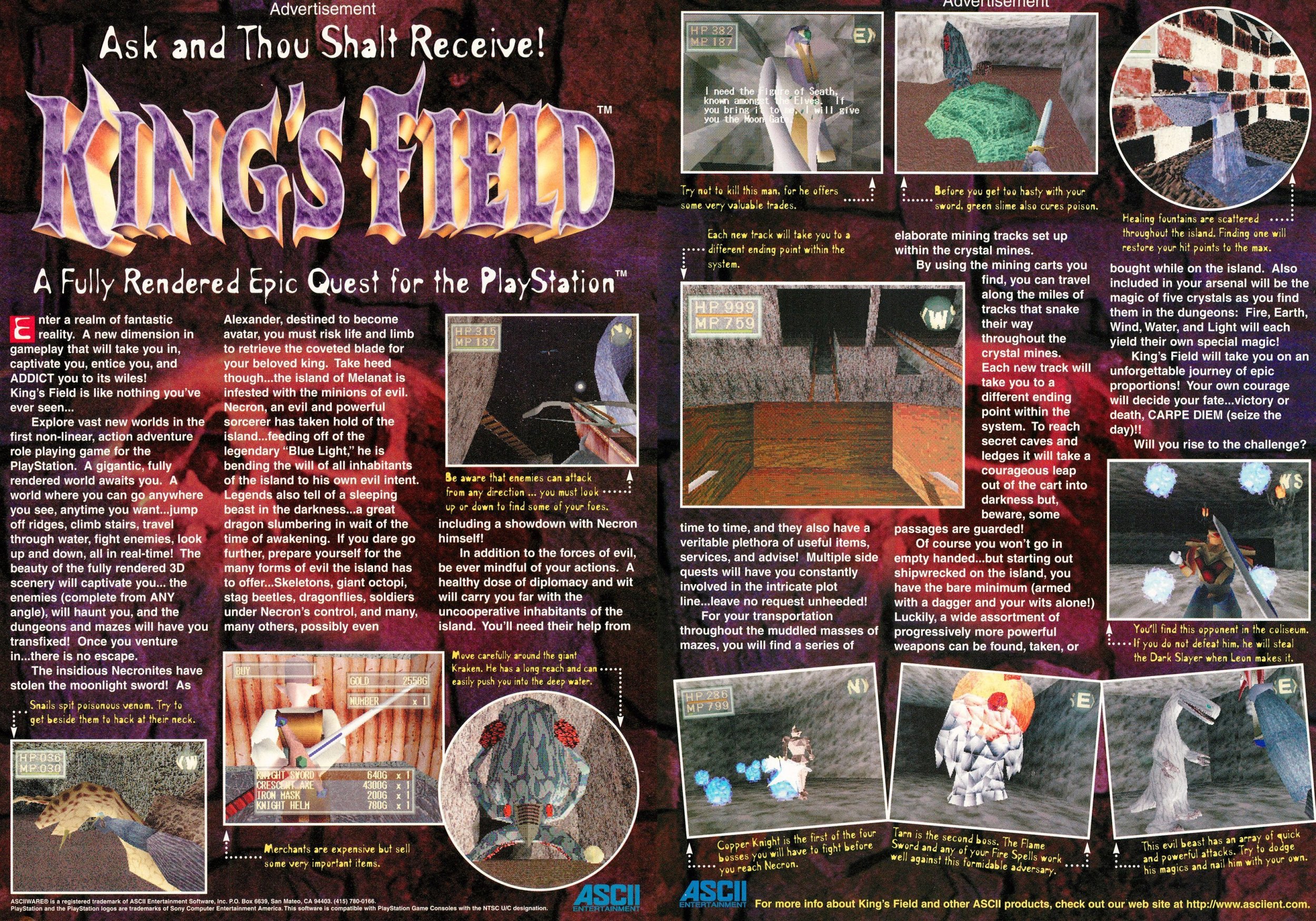King's Field (June 1996) (pg 1-2)