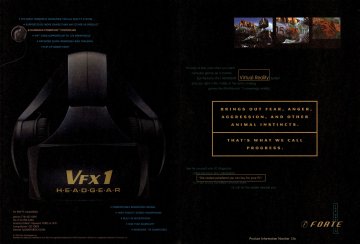 Forte VFX1 Headgear (December 1995)