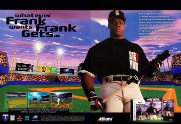 Frank Thomas Big Hurt Baseball (June 1996)
