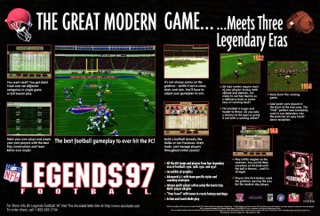 NFL Legends Football '97 (September 1996)