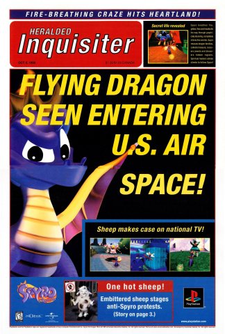 Spyro the Dragon (November 1998)