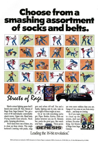 Streets of Rage (November 1991)