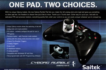 Saitek Cyborg Rumble Pad (September 2007)