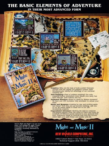 Might and Magic II (January 1989)