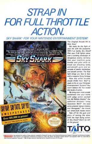 Sky Shark (February 1990)