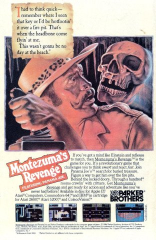 Montezuma's Revenge (January 1985)