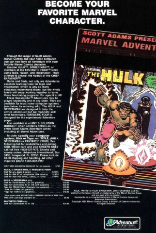 QuestProbe Trilogy featuring The Hulk, Spider-Man, Fantastic Four (March 1986)