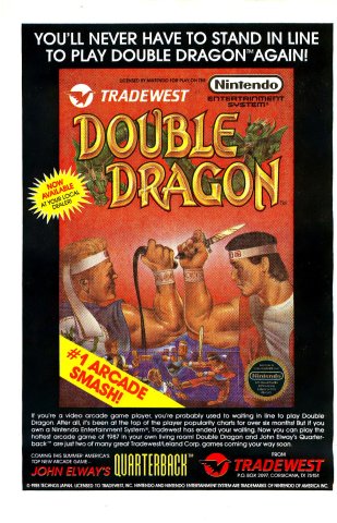 Double Dragon (August 1988)