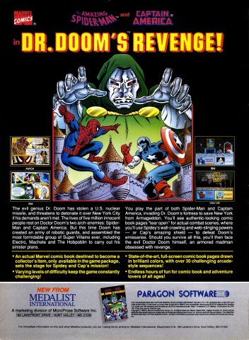 Amazing Spider-Man and Captain America in Dr. Doom's Revenge! (Summer 1989)