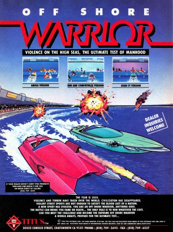 Off Shore Warrior (Winter 1988)
