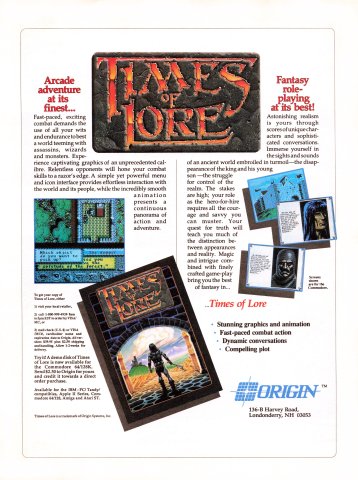 Times of Lore (Winter 1988)