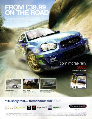 Colin McRae Rally 2005 (October 2004) (UK)