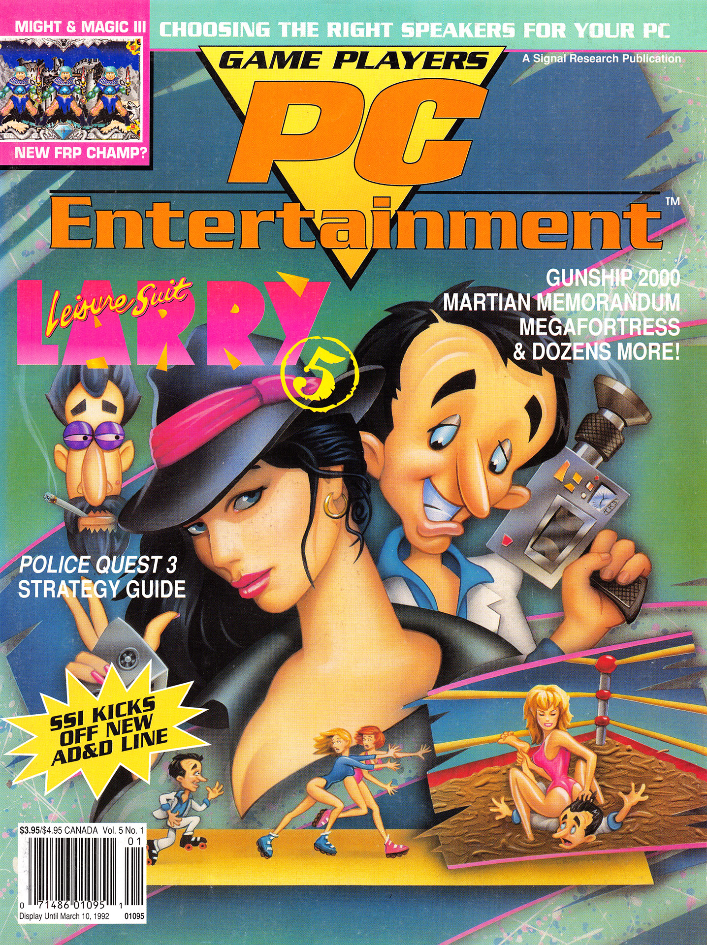 New Release: Game Players PC Entertainment Vol.5 No.1 (Janauary/February 1992)